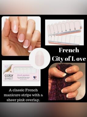 Color Street French Manicure Strips: City Of Love
